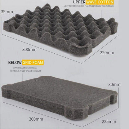 SINAIRSOFT Tactical Waterproof Dustproof Hard Tools Case Portable Storage Box