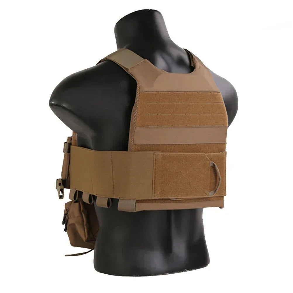 حقيبة Emersongear التكتيكية FCS Slicker Plate Carrier Sack Pouch Micro Fight Chassis Vest