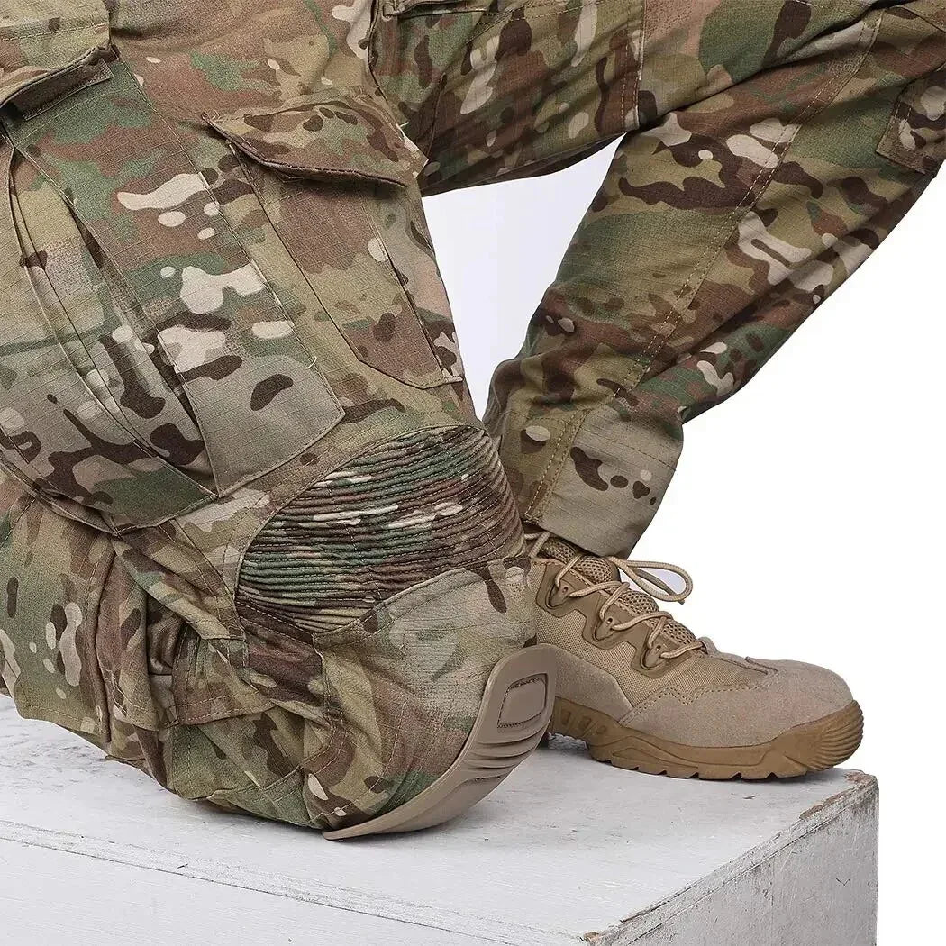 SINAIRSOFT Tactical E3 واقيات المرفق والركبة للتدريب والصيد والحماية لقوات سوات