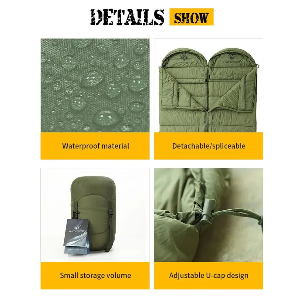 EMERSONGEAR كيس نوم بلو ليبل تكتيكي مظروف قطبي