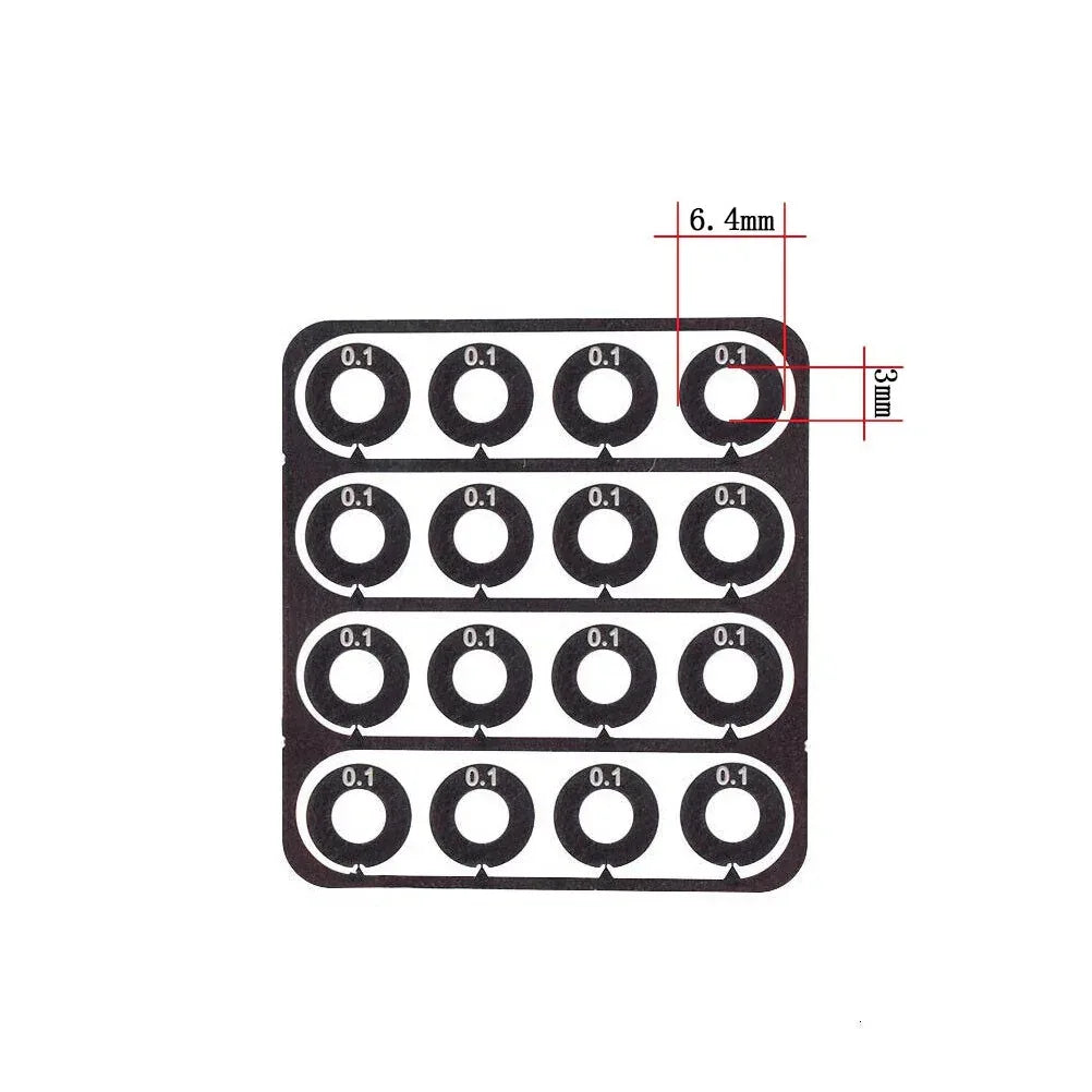 SINAIRSOFT Tactical Stainless Steel Precision Shims For Gearbox AEG Airsoft 0.1 0.2 0.3mm