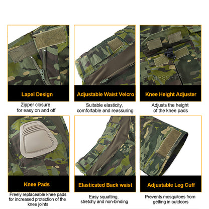 SINAIRSOFT Tactical Mens Airsoft Gen3 G3 Combat Suit Shirt Pants Special Forces Uniform