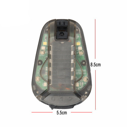 SINAIRSOFT Tactical Airsoft Red Green Manta Strobe Light Helmet Lamp Flash