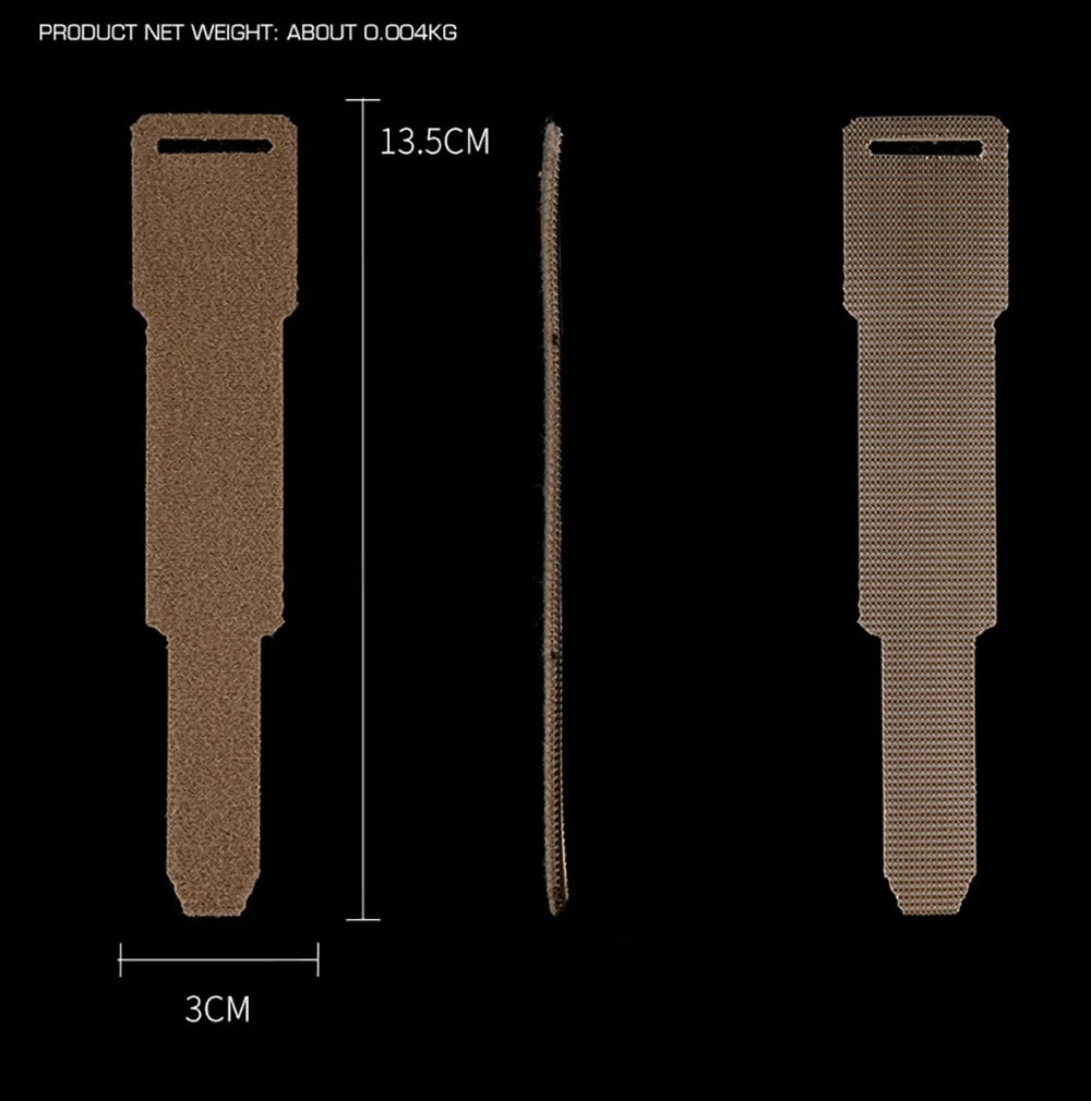 SINAIRSOFT Tactical Left Right MOLLE Magic Fastener Strap Mag Pouch Diagonal Belt