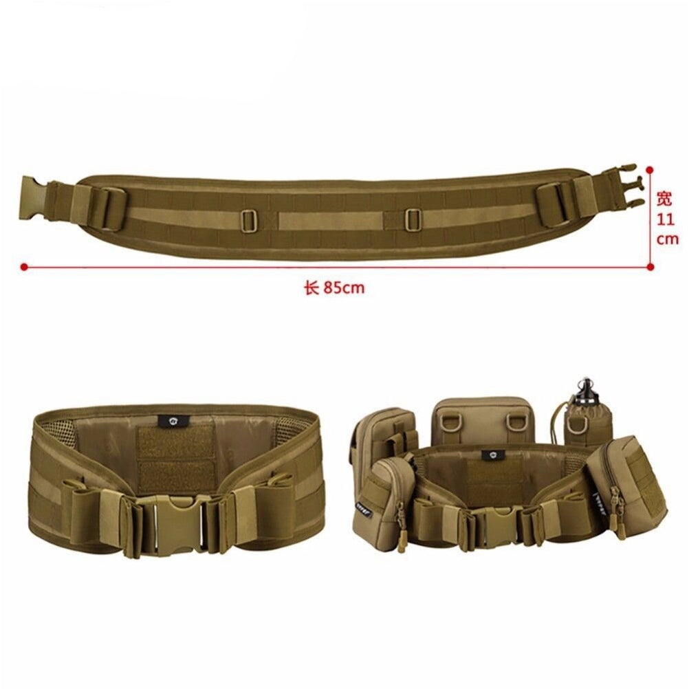 SINAIRSOFT Tactical Men's Combat Belt Airsoft Molle