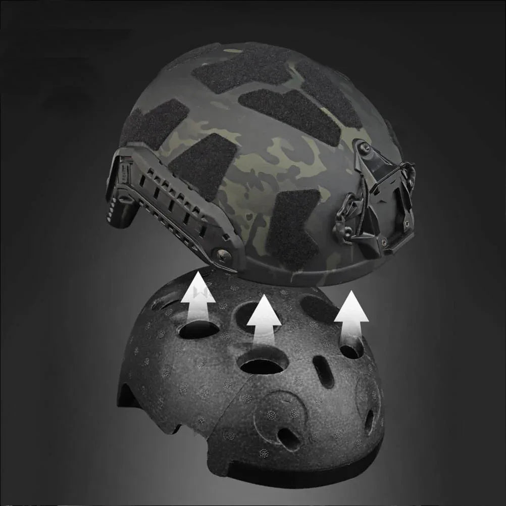 خوذة فاست تكتيكية SF بقص فائق الارتفاع من SINAIRSOFT