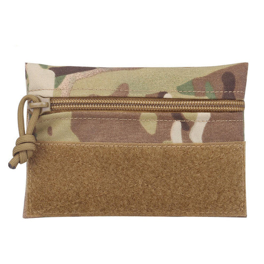 SINAIRSOFT Tactical Front Candy Pouch Zipper Pack Hook Back for Chest Rig
