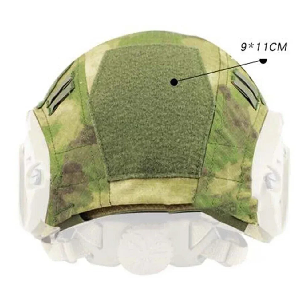 غطاء خوذة تكتيكي مموه من سينايرسوفت للبشرة لمعدات الحماية من Airsoft BJ PJ MH Fast Helmet