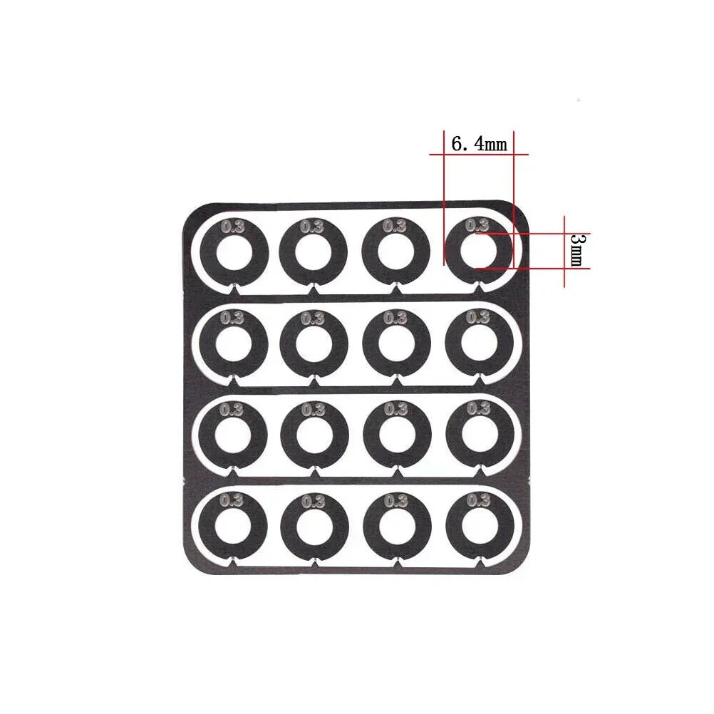 SINAIRSOFT Tactical Stainless Steel Precision Shims For Gearbox AEG Airsoft 0.1 0.2 0.3mm