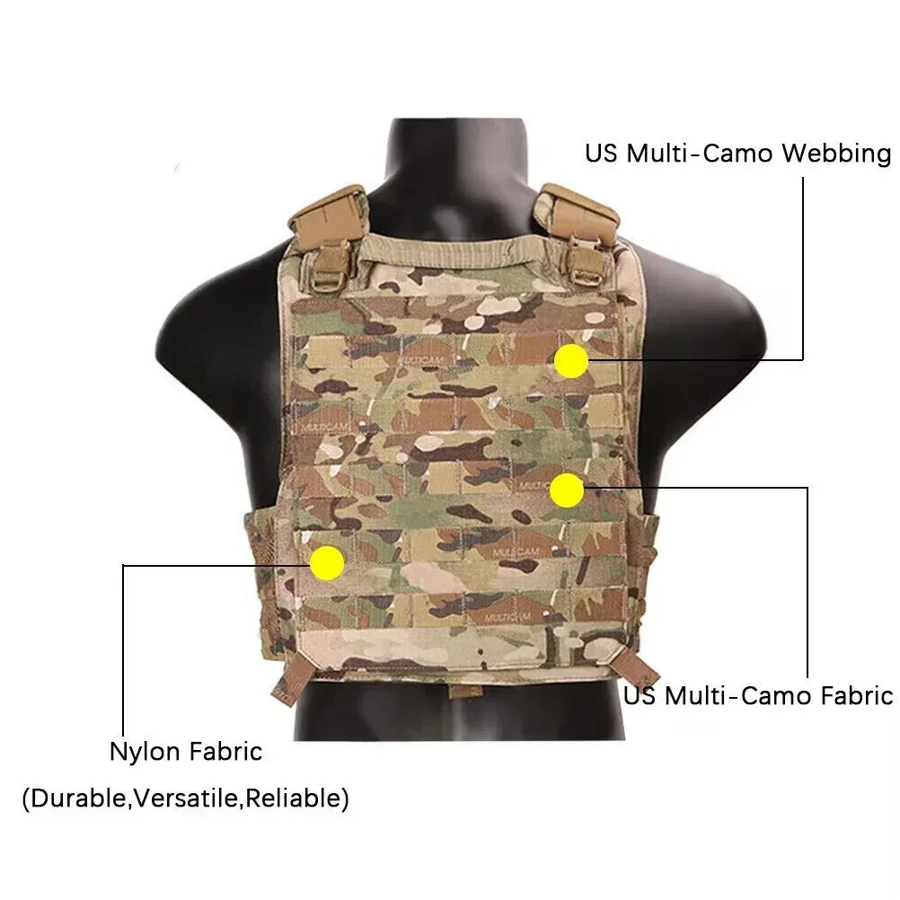 EMERSONGEAR LBX-420 حامل لوحات سترة قتالية تكتيكية بنظام مولي صدرية قتالية