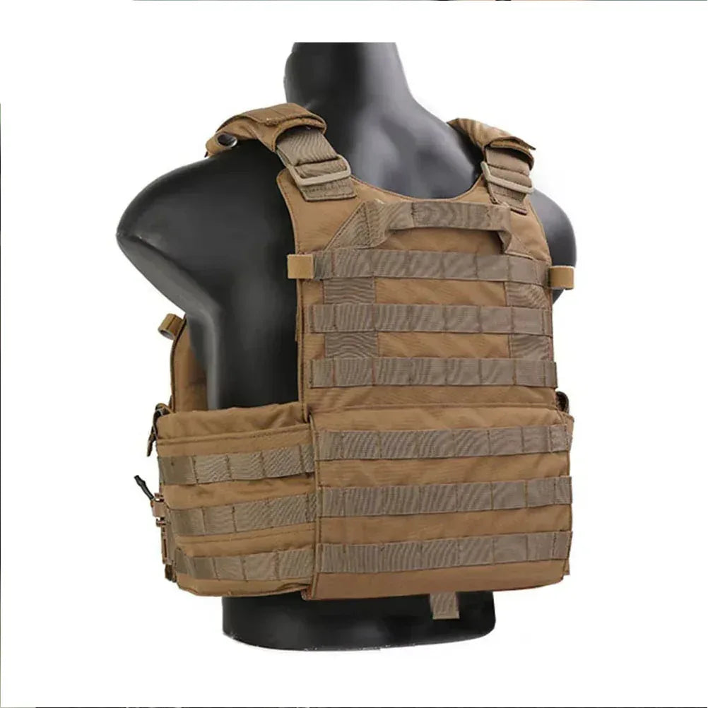 سترة Emersongear التكتيكية 6094K سريعة التحرير بنظام MOLLE مع حقيبة مخازن