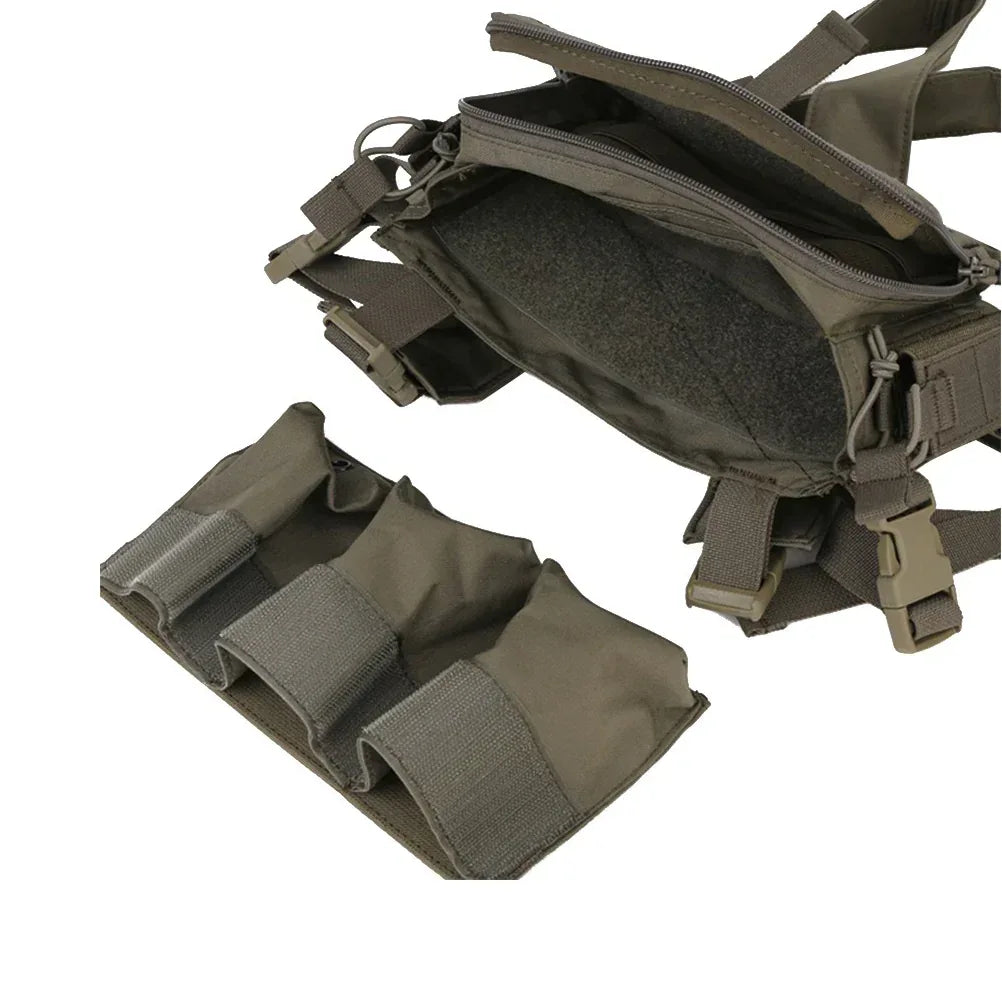 EMERSONGEAR D3CR Micro Tactical Chest Mount سترة صدر MOLLE تكتيكية