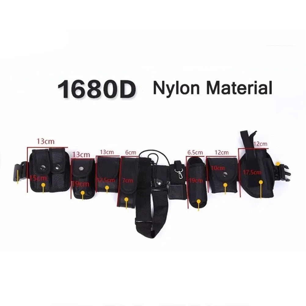 SINAIRSOFT Outdoor Men Belts Multi-function Tactical Belt Security Police Guard