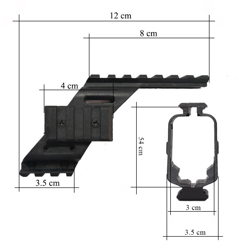 SINAIRSOFT Universal Tactical Gun Rifle Scope Base Vision Adapter Mounting 20mm Rail