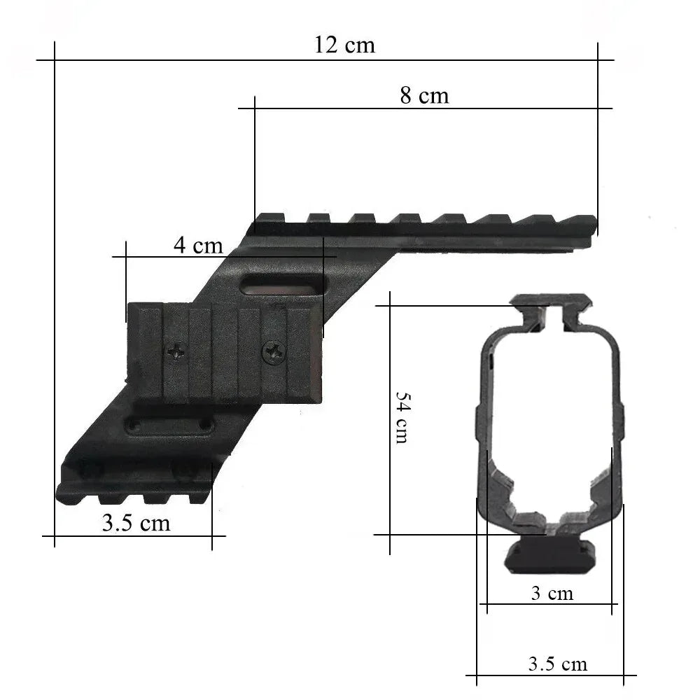 SINAIRSOFT Universal Tactical Gun Rifle Scope Base Vision Adapter Mounting 20mm Rail