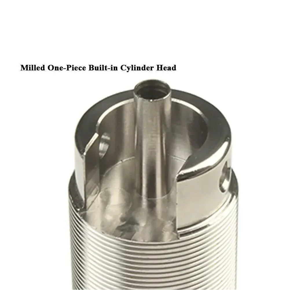 SINAIRSOFT Tactical Tune Up Steel One-piece Solid Cylinder Head Piston Head Nozzle Airsoft
