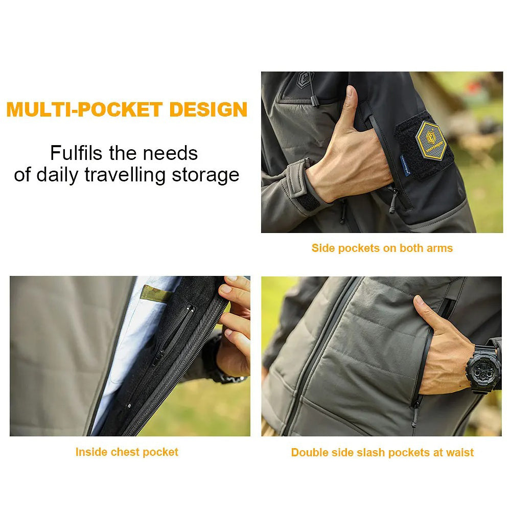 EMERSONGEAR Blue Lable G2 Functional Tech Jacket Men Windproof Waterproof  Coats