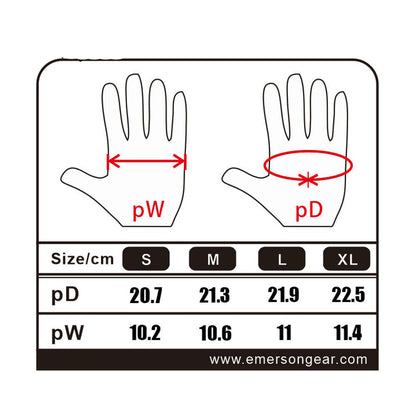EMERSONGEAR Light Tactical Full Finger Men Gloves Outdoor Hunting Gloves