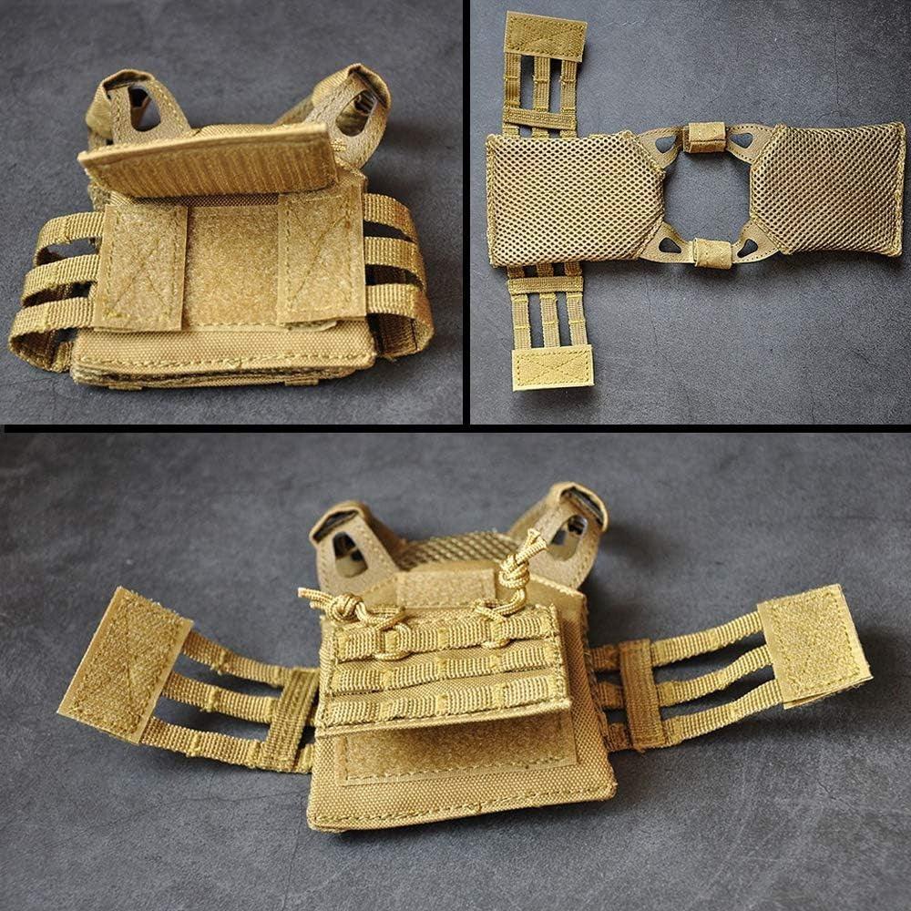 سترة LPC التكتيكية المتطورة من SINAIRSOFT، خفيفة الوزن ومناسبة للصيد والتخييم في الهواء الطلق، بتصميم Molle صغير ومناسب لحمل علب البيرة.