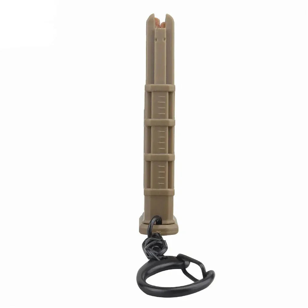 سلسلة مفاتيح مجلة SINAIRSOFT 5.56 نموذج مصغر تكتيكي حلقة مفاتيح للبينتبول