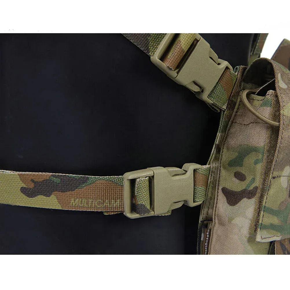 EMERSONGEAR MF Tactical Chest Rig UW Gen IV مع حقيبة راديو وحافظة مسدس ذخيرة 5.56 9 ملم