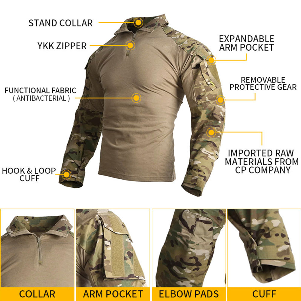 EMERSONGEAR G3 Upgraded Version Combat Mens Tactical Shirt&Pants Uniform Sets