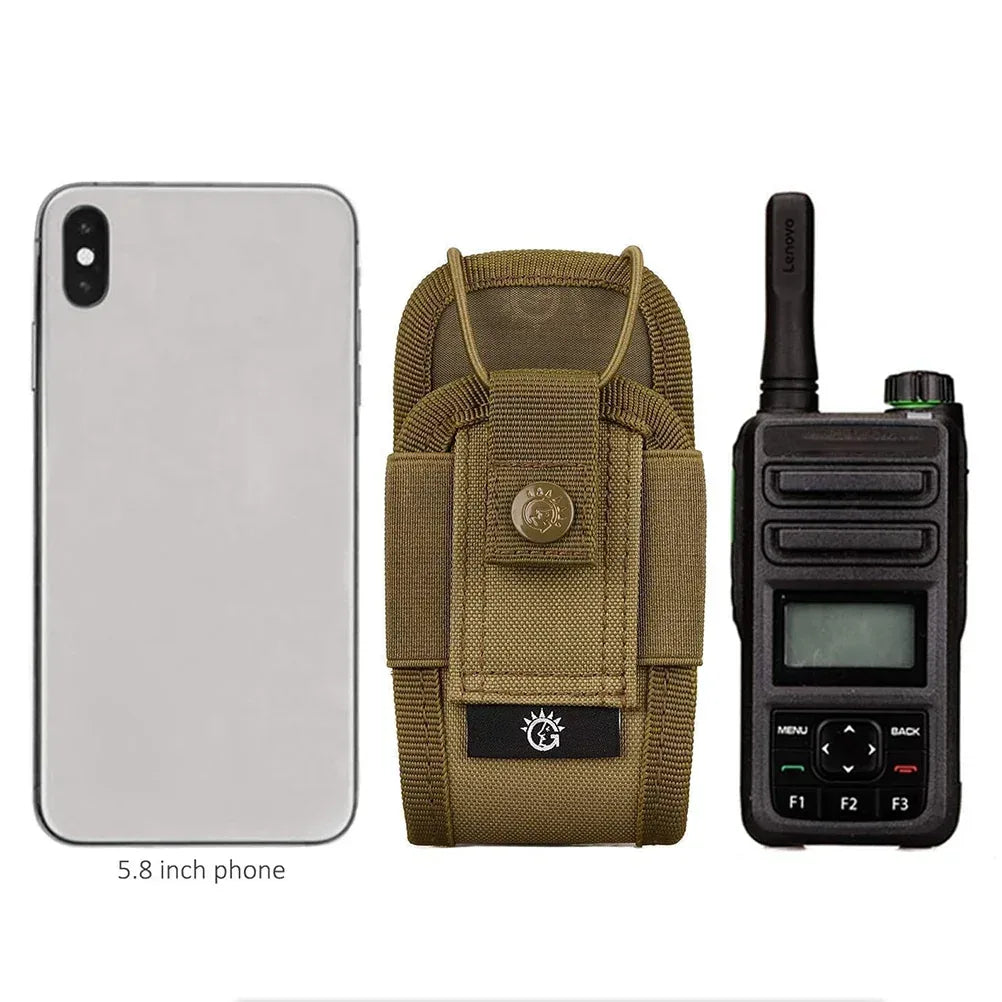 SINAIRSOFT Tactical Molle GPS Radio Pouch Police Security Walkie Talkie Bag