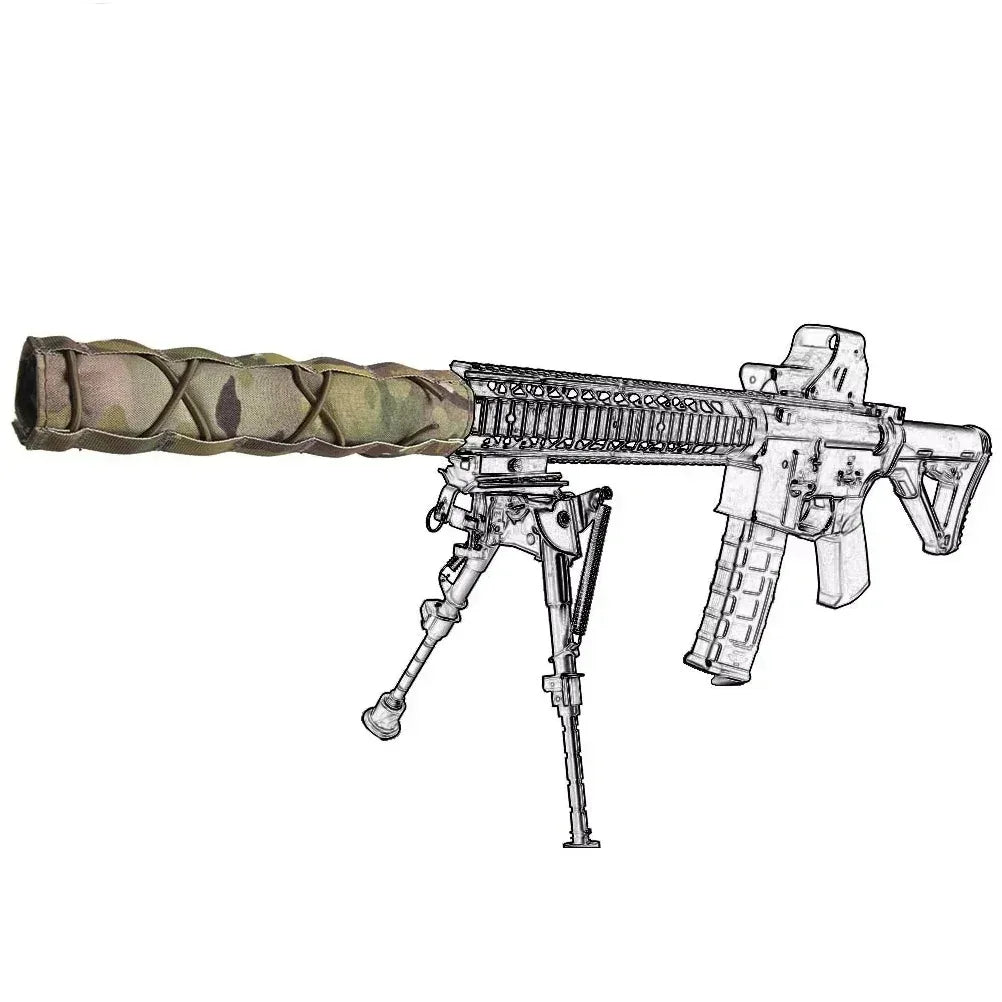EMERSONGEAR 8.7 بوصة 22 سم غطاء كاتم صوت ملفوف