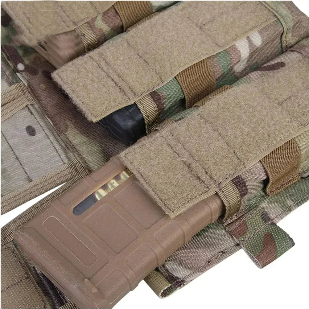 جراب مجلات EMERSONGEAR الثلاثي 5.56 Molle Mag Holder