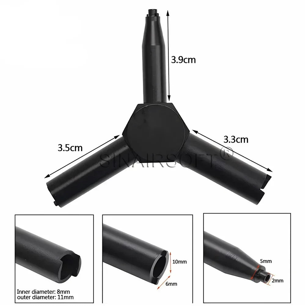 SINAIRSOFT Magazine Valve Key for Airsoft KSC WA GAS CHARGING VALVE Removal Tool