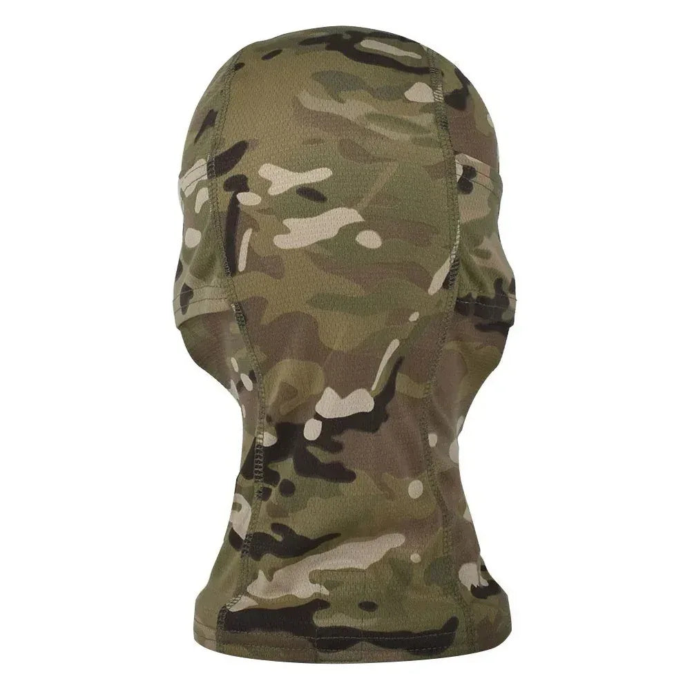 قناع وجه للرأس بالكامل وقبعة مموهة تكتيكية من SINAIRSOFT، وشاح رقبة للحماية من الرياح لركوب الدراجات