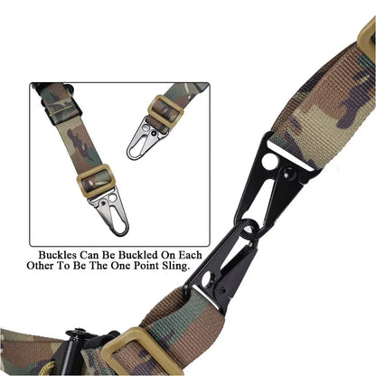 SINAIRSOFT Tactical Rifle Sling 2 Two Point Modular Padded Quick Pull Tab Sling