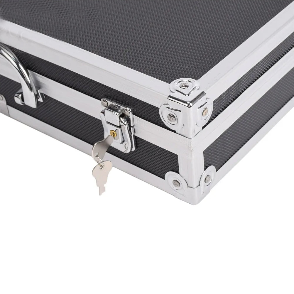 SINAIRSOFT Aluminum Alloy Tactical  Pistol Gun Case Padded Foam Carry Hand Tools  Box