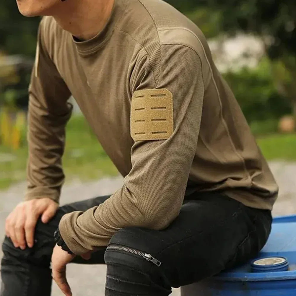 EMERSONGEAR قميص رجالي قتالي بأكمام طويلة تيشيرت تكتيكي بقصة ضيقة