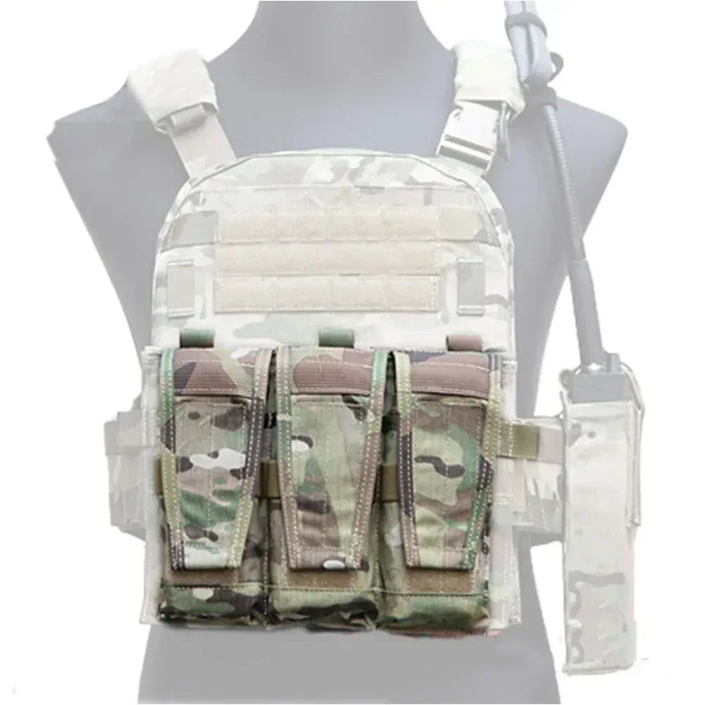 جراب مجلات EMERSONGEAR الثلاثي 5.56 Molle Mag Holder