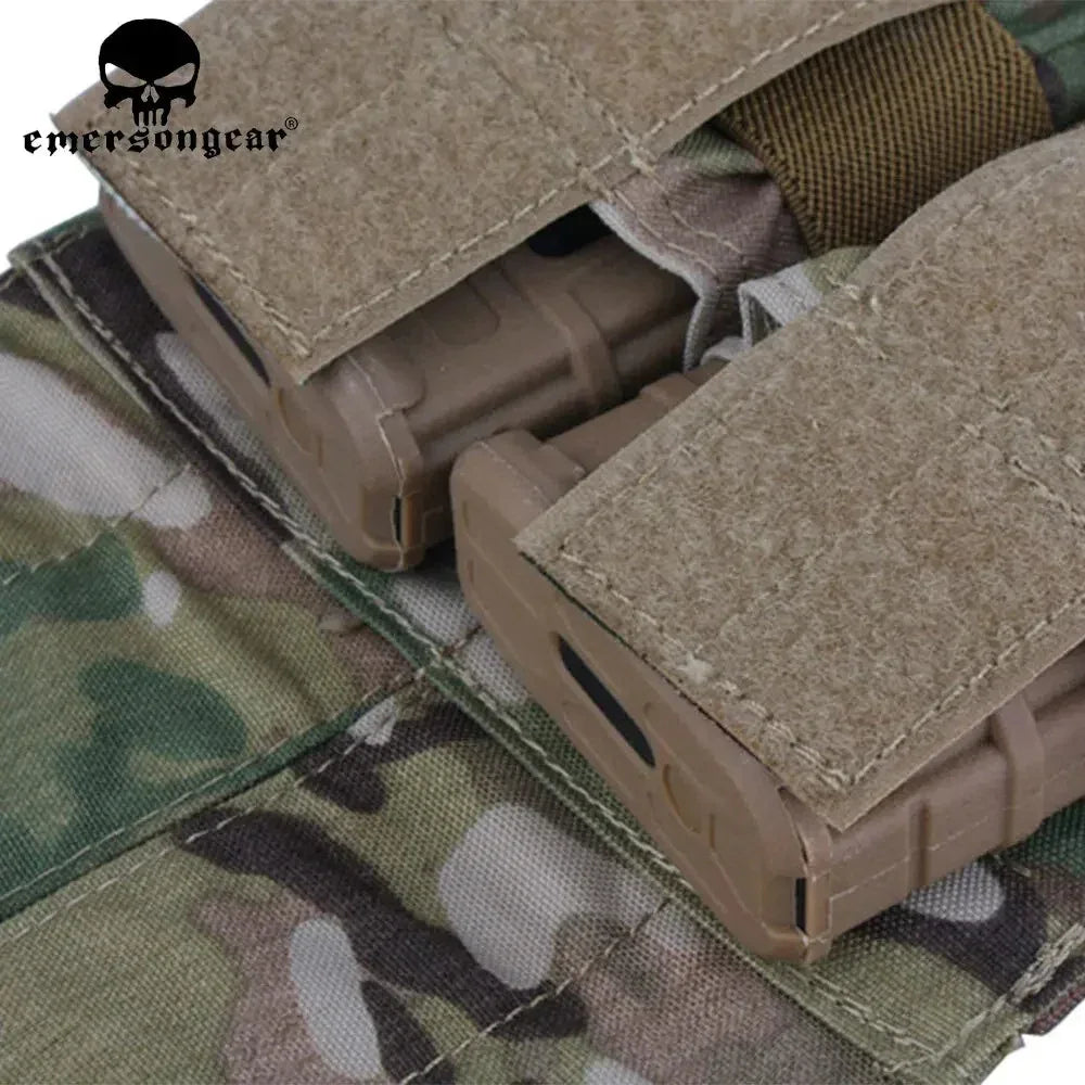حقيبة EMERSONGEAR التكتيكية المزدوجة للمخازن، حقيبة مسدس معيارية بتقنية مولي