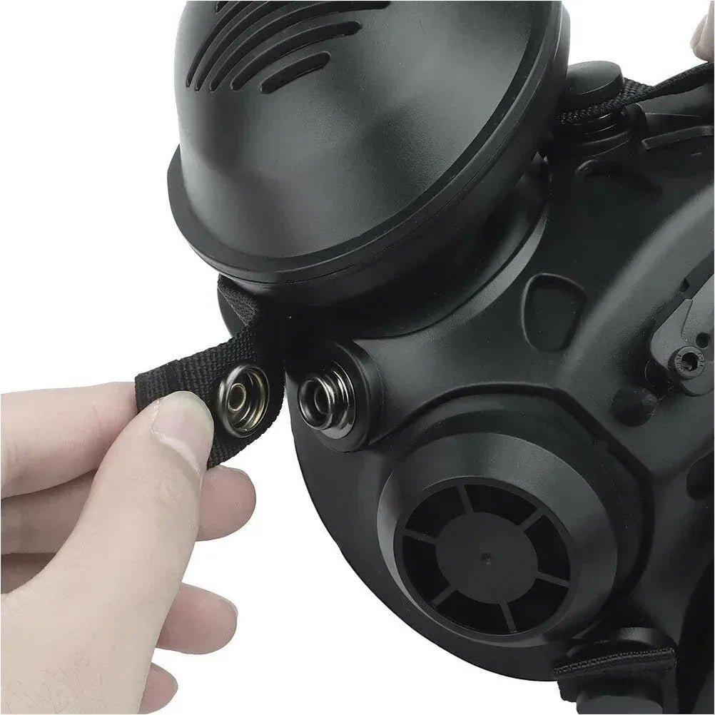 SINAIRSOFT Tactical Protect Half Face Mask Bilateral Respirator Facepiece