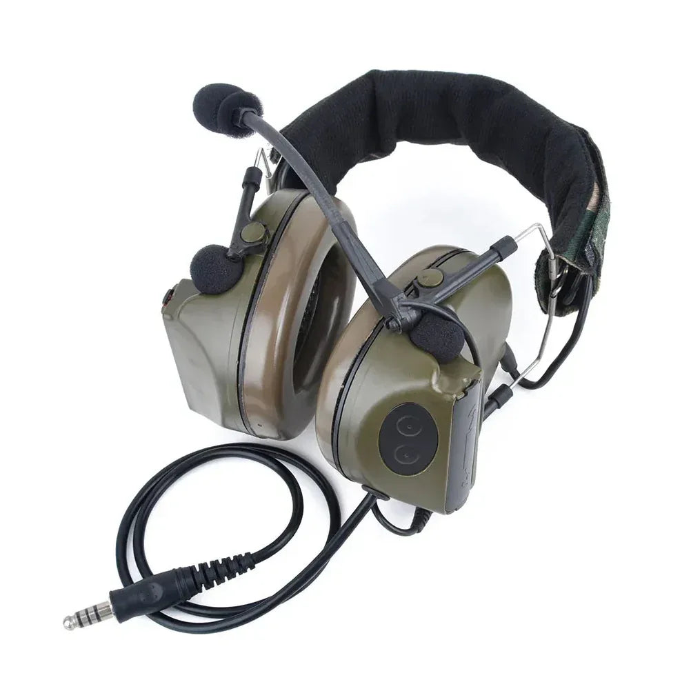 سماعة رأس إلكترونية كومتاك لتقليل الضوضاء من زي تاكتيكال من سينايرسوفت
