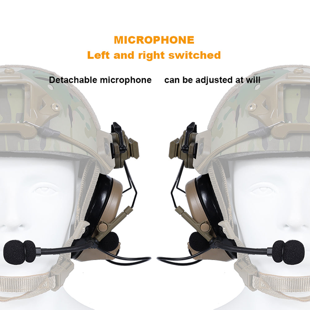 SINAIRSOFT Z-Tactical Softair Aviation Headset For FAST Helmet Rail Adapter Set