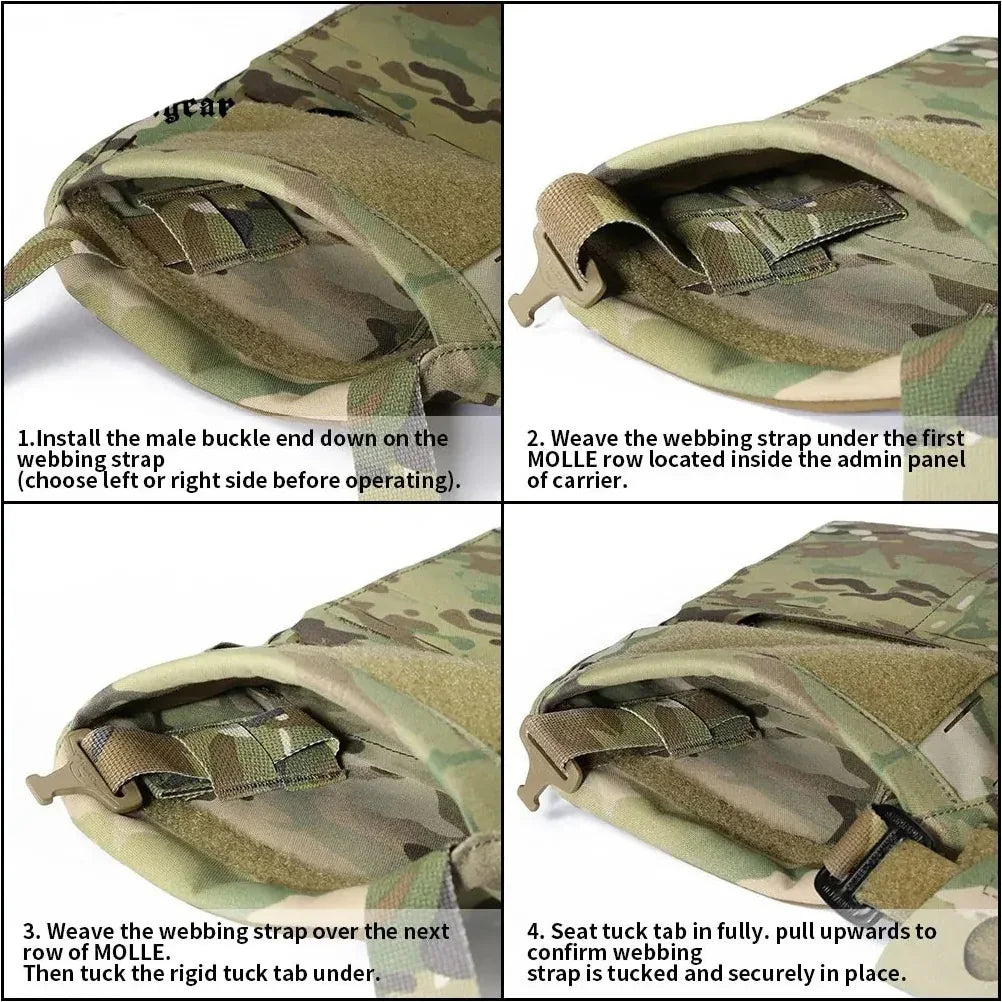 EMERSONGEAR FRO Style V5 Tactical Vest M Plate Carrier Protective Combat Laser Cut