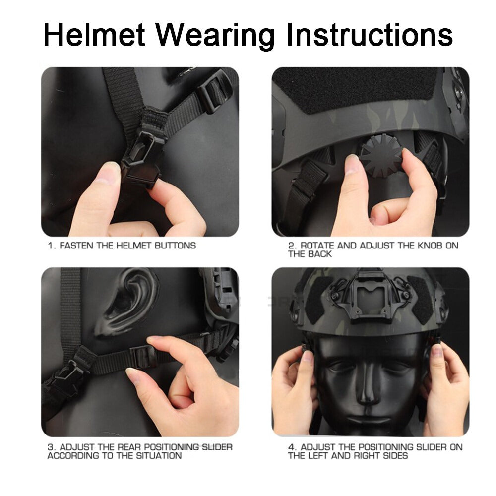 SINAIRSOFT Tactical SF Super High Cut FAST Helmet