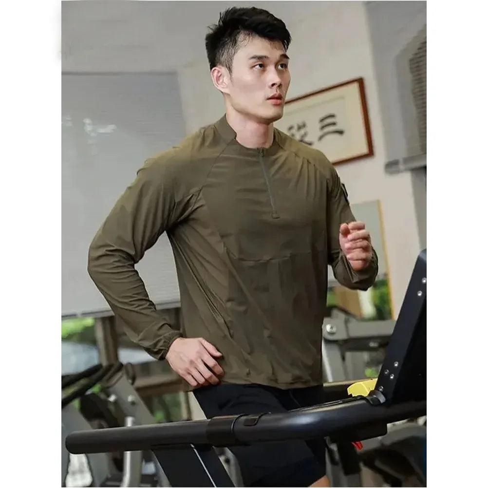 تي شيرت بولو EMERSONGEAR Blue Label Hunter للحماية من الشمس UPF100+ قمصان يومية