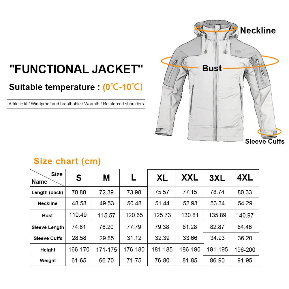 EMERSONGEAR Blue Lable G2 Functional Tech Jacket Men Windproof Waterproof  Coats