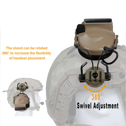 SINAIRSOFT Z-Tactical Softair Aviation Headset For FAST Helmet Rail Adapter Set