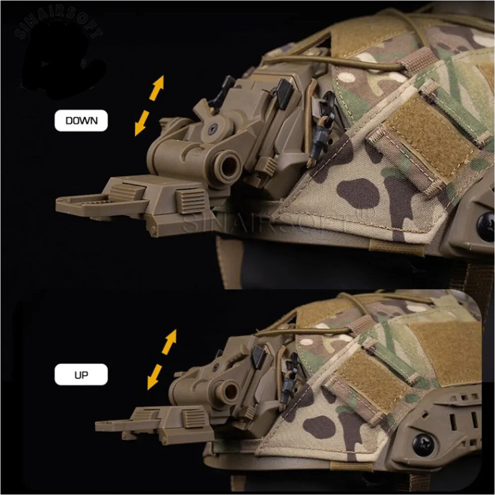 SINAIRSOFT Tactical L4G24 NVG Helmet Mount Adapter Night Vision Goggle Bracket Holder