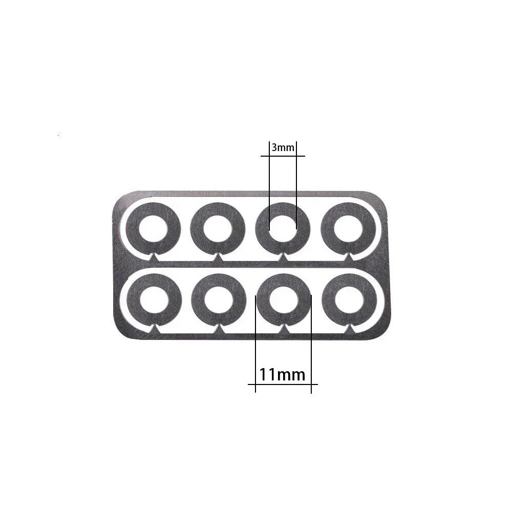 SINAIRSOFT Tactical Stainless Steel Precision Shims For Gearbox AEG Airsoft 0.1 0.2 0.3mm