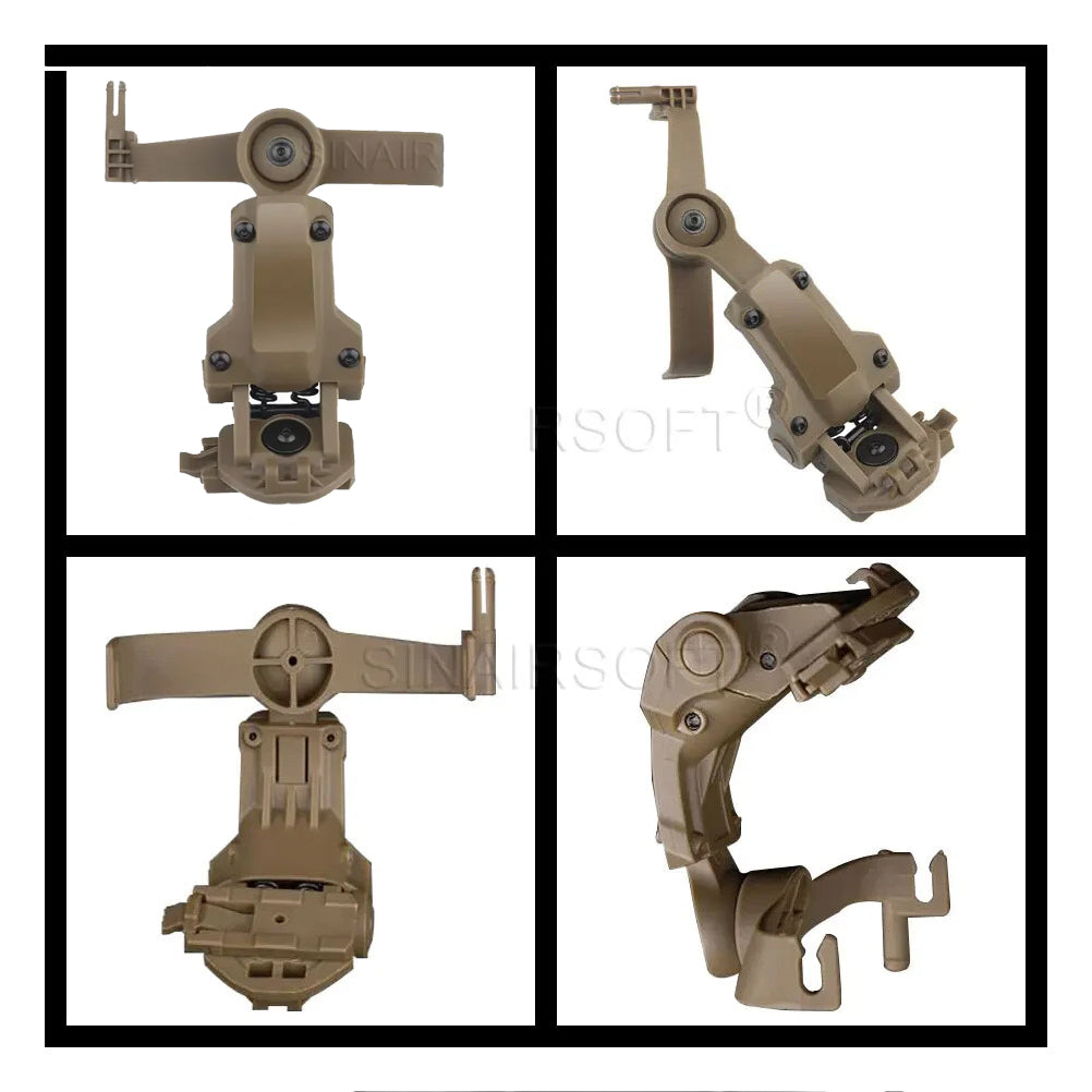 SINAIRSOFT Tactical TAC 3 Headset Helmet Rail Mount Adapter Bracket