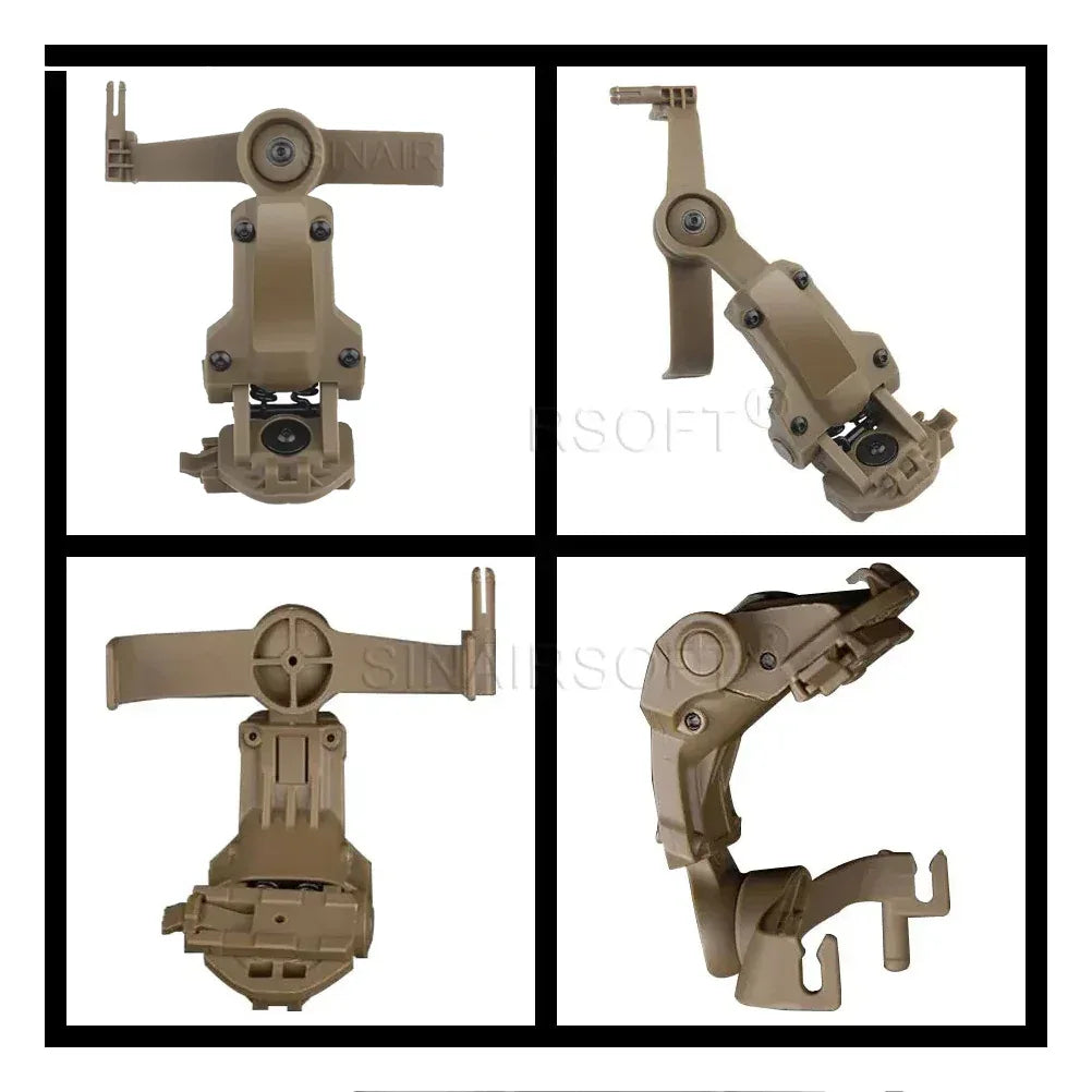 SINAIRSOFT Tactical TAC 3 Headset Helmet Rail Mount Adapter Bracket