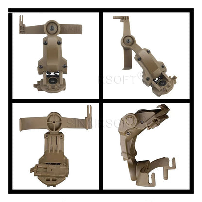 SINAIRSOFT Tactical TAC 3 Headset Helmet Rail Mount Adapter Bracket