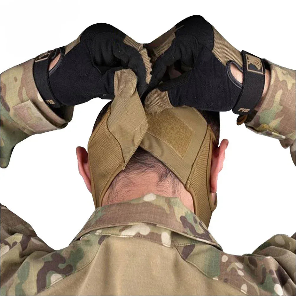 SINAIRSOFT Tactical Shooting Mask Outdoor Cycling Breathable Elastic Soft Mask